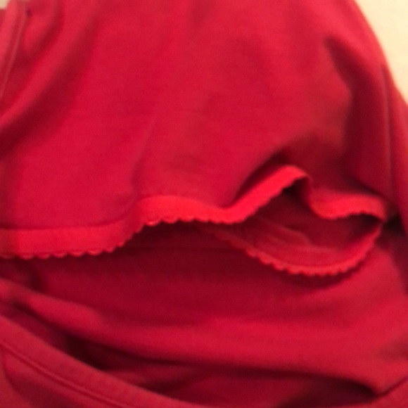 Red Caslon tank top has a spot xl shelf bra - Picture 9 of 9
